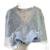 Korean Sequin Knit Cardigan Autumn Winter Pearl Button Loose Wool Sweater Women Sweet Knitwear Coat Soft Clothes Women