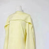 High Neck Cape Sleeve Slim-Fit Maxi Dress Pearl Trim Solid Color Floor Length Modest Abaya Style Formal Occasion Women