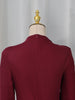 Elegant Vintage Spliced Ribbon Dresses for Women Turtleneck Long Sleeve Irregular Folds Evening Maxi Dress Female