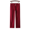 Women Wide Leg Office Pants High Waist Ladies Pants Black Formal Straight Trousers