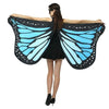 1pc Womens Butterfly Wings Polyester Butterfly Cape for Stage Dress-up Shawl Cloak Fancy Dress Costume 150x70cm