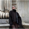 Women Stand Collar Spring Woolen Coats Single Breasted Loose Female Long Sleeve Jacket Office Lady Street Short Coat