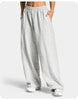 Women High Elastic Leopard Print Yoga Pants Loose Wide Leg Fitness Workout Pants Butt Lifting Slim Casual Sports Trousers