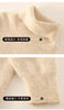 Selling 100% Mink Cashmere Knitted Women's High Neck Pullover Dress Sweater Slim Fit Solid Color Long Women's Dress
