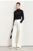 Minimalism Casual Pants for Women Autumn Wide Leg Loose Vertical Elastic Waist Drawstring Sporty Trousers 12343338