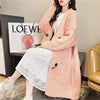 Knitted Cardigan Women Sweater Mid Length Version Autumn Winter Female Sweater Coat Temperament Versatile Ladies Sweater