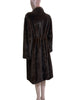 Winter Long Black Elegant Stylish Thick Warm Fluffy Hairy Soft Faux Mink Fur Coat Women Stand Collar Sashes