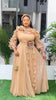 Plus Size Evening Dresses for Women African Solid Gown Elegant Wedding Party Long Dress Ankara Ladies Clothing Outfits