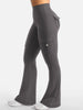 Essential Women's Fitness Pants: High-Waisted Flared Workout Pants with Pockets, Shaping and Tummy-Control Fitness Pants