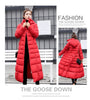 Women Winter Long Cotton Coat Women Big Fur Collar Parkas Korean Loose Belt Slim Jacket Down Cotton Coat Women Outwear