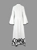 Women's Spring Artistic Vintage Maxi Dress Hollow V-Neck Flared Sleeves Lady Elegant Gown for Formal Evening Party