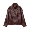 Mujer Faux Leather Jackets for Women Oversize Women's Bomber Jacket Winter Womens Coats Outerwears Demi-season Jackets