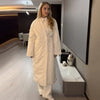 Women Autumn Winter Kimono Long Parka Thick Warm padded long Coat for cold winter