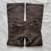 Y2K Vintage Low Rise Flare Jeans Women Harajuku Pockets Buckle Belt Blue Denim Pants Gothic Girl Slim Fit Trousers