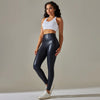 Women Sexy Skinny PU Leather Pants High Waist Elastic Leggings Trousers Slim Pencil Pants Sexy Stretch Tight Pants