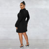Elegant Women Blazer Women Autumn Winter Streetwear Robe Femme Blazer Style Bodycon Midi Dress Female Clothing