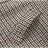 Turtleneck Short Checkered Coat Women Double Breasted Long Sleeve Outerwear Autumn Lady Daily Casual Jacket