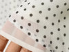 Women's Polka Dot Blouse Skirt Set Spring High Neck Batwing Sleeve Sheer Front Tie Bow Midi A-Line Dress Set