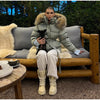 Quilted Round Neck Solid Puffer Coat Zip-Up Oversized Winter Women Padded Jacket Versatile Casual Lady Cotton-Padded Coat