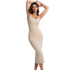 Plus Size Woman Clothing High Elasticity Abdominal Compression Slim Slip Dress Female Elegant Party Dresses