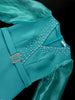 Red Evening Dress V-neck Bead Belt Mesh Lantern Long Sleeve Sexy Women's Party Classy Office Ladies Wedding Guest Gowns
