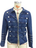 Vintage Button Denim Jacket for Women Stand Collar Spring Winter Slim Casual Retro Jeans Outerwear Harajuku Denim Coat