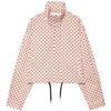 Polka Dot Bomber Jacket Women's Jackets Demi-Season Oversized Long Sleeve Top Outerwear Aviator Plus Size Zip Up Crop Coats