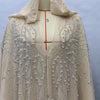Middle East Africa Muslim Long Robe Vintage Diamond Bead Shoulder Cover Hooded Cloak Dress Bat Sleeve Women's Dress