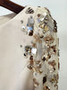 Diamonds Beaded Sequins Formal Evening Dress Lace Long Sleeves Mermaid Women's Gowns Trumpet Elegant Wedding Party Dress