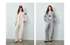 Women's Lazy Academy Soft American Curved Leg Trousers Autumn Paneled Design Pear Figure Shaping Pants