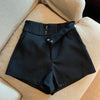 Women Shorts Mooyufon Black Shorts Women Harajuku Elegance High Waisted Shorts A Line Slim Casual Girl Straight Pants Sexy