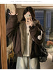 Winter Double Sided Wearable Plus Velvet Thick Warm Loose Women Parka Coats Fleece Hooded Casual All-match Cotton Padded Jackets