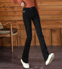 Winter Vintage Velvet Flare Jeans Warm Plush Lined Skinny Vaqueros Casual High Waist Womens Denim Pants Thicken Bell-bottoms