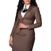Women's Set Full Sleeve Button Blazer + Skirts Suit Winter Casual Streetwear Two 2 Piece Set Africa OL Work Outfits