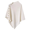 Large Shawl for Womens Spring and Autumn Versatile Diagonal Buckle Loose Cape Knitted Shawls