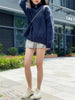 Autumn Winter Thick Turtleneck Cashmere Knitted Cardigan Women Casual Knit Loose Wool Sweater Larg Size Female Jacket Tops