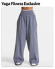 Sport Trousers Women Loose Casual Wide-leg Trousers with Pockets Gym High Waist Fitness Running Yoga Pants