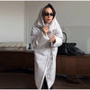 Detachable Triangle Shawl Long Puffer Coat Stand Collar Waist Tie Belt Button Solid Loose Women Coats Winter Commute Outfit