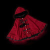 Japanese Lolita Faux Fur Patchwork Hooed Coat Y2k Aesthetic Cloak Jacket Women Kawaii Sweet Bow Jackets Oversized JK Capes