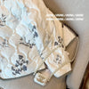 Vintage Floral Printed Cotton Coat Women's Clothing Warm Autumn Winter Cotton-padded Jacket Light Thin Tops Long Sleeve