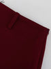 Wine Red Two Piece Set For Women Elegant Long Sleeve Single Breasted Blazers And Slim Simple Mini Skirts Sets