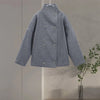 Elegant Women's Coat High Stand Collar Full Sleeve Double Breasted Solid Female Coats Autumn High Street Lady Top