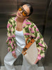 3D Flower Bomber Jackets Women Loose Zipper Full Sleeve Female Coats Baseball Jackets Spring High Street Outwear