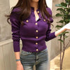 Spring Long Sleeve Women Cardigans Sweater Knitted Coat Short Casual Single Breasted Korean Slim Chic Ladies Tops