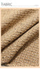 Tweed Short Coats for Women French Camel Wood Ear Collar Bead Autumn Retro Quality Jackets 2243185796