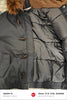 Warm Down jacket Ladies Pai Overcome Winter Cotton Padded Coat Women Parkas Horn Hooded Outcoat Big fur collar Overcoat