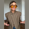 Chic Plaid Women's Blazer Jacket Stand Collar Full Sleeve Single Button Female Coats Spring Casual Commute Lady Outwear