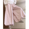 Girls Korean Wide Leg Pants Female Chic Designer High Waist Trousers Lady Baggy Thin Casual Daily Pants