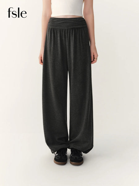 Fall Winter Women's Chic Airy Soft Straight Leg Casual Pants with Flattering Fit - Relaxed Comfort for Everyday Wear
