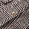 Houndstooth Blazer Set Women Lapel Collar Full Sleeve Coats Loose Long Trouser Lady Vintage Two Piece Outfit
